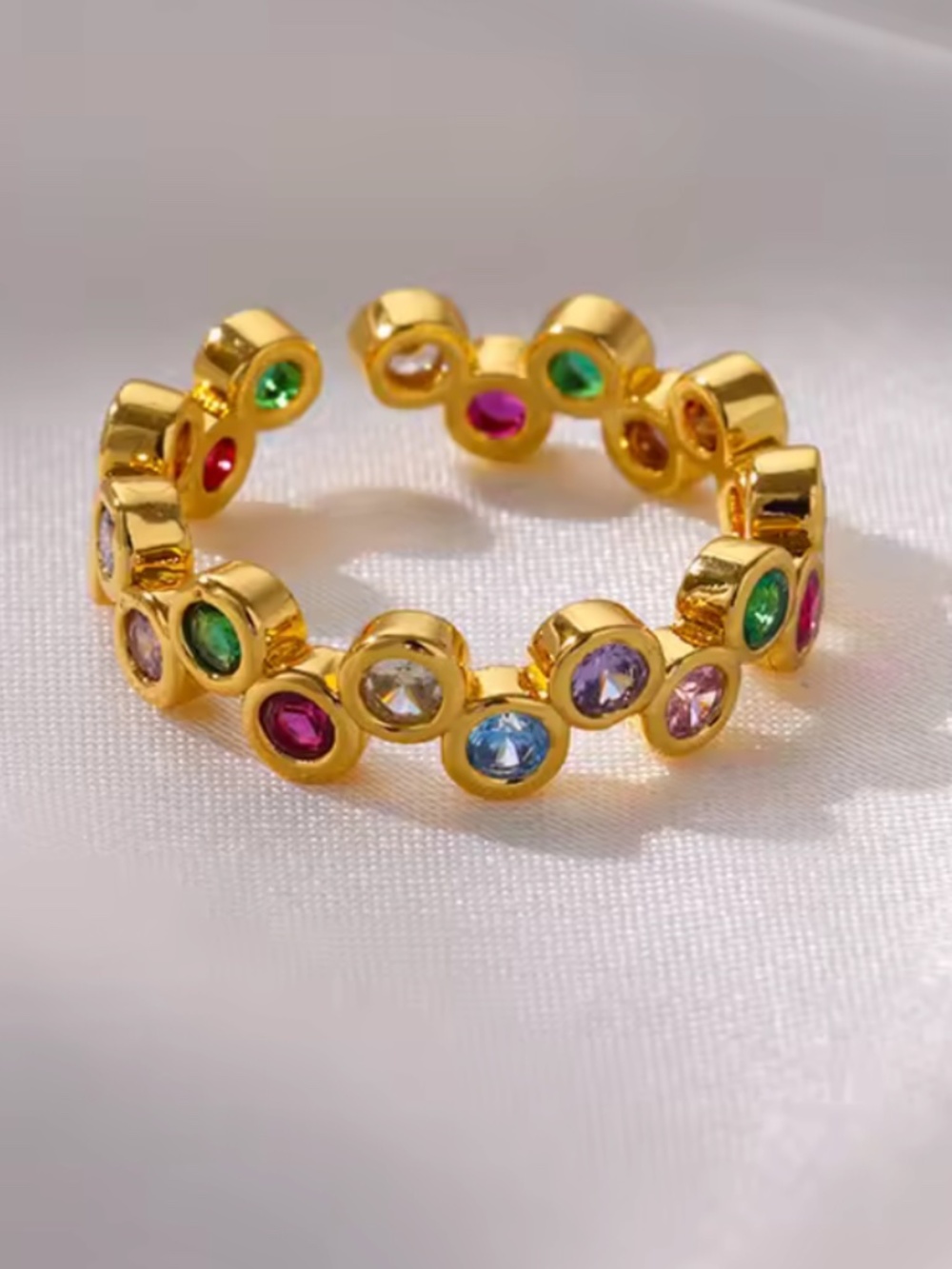 Colorful Rainbow Ring - Picture 5 of 6